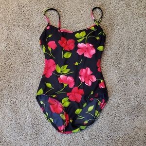 Floral Authentic Vintage Swimsuit from Early 90s
